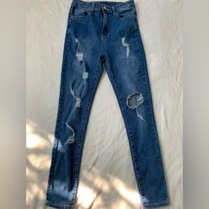 Small Dark Blue Shein Jeans